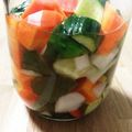 よしなみすけ's cooksnap of when they made すし酢で簡単☆我が家のピクルス♪.