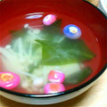 tera☆mix's cooksnap of when they made 生姜であったか♪えのきとわかめのお吸い物.