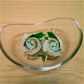 ＊na＊'s cooksnap of when they made 竹輪の松かさ焼き風ロール.