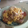 サーフブレイド's cooksnap of when they made 朝食に！スパムと卵とトマトの炒め物.