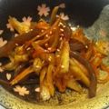 きらり59's cooksnap of when they made 簡単きんぴらごぼう.