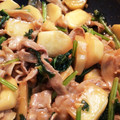 chyaaki's cooksnap of when they made カブと豚肉のこっくり炒め.