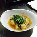 らんぴん's cooksnap of when they made 簡単☆水菜と油揚げのあっさり煮.