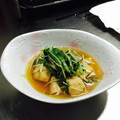 らんぴん's cooksnap of when they made 簡単☆水菜と油揚げのあっさり煮.
