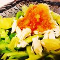 虹色＠ムーミン's cooksnap of when they made レタス＆鶏ササミのさっぱりサラダ.
