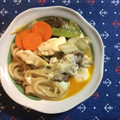 Oramura's cooksnap of when they made でかそぼろと白菜のすき焼き風.