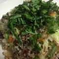メスひでよし's cooksnap of when they made 牛肉とレタスのガーリックチャーハン.