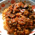 彩音ｍａｍａ's cooksnap of when they made 簡単＊ナスとトマト缶でパスタ.