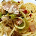 りよこさん's cooksnap of when they made ♡ 春キャベツとホタテの和風パスタ ♡.