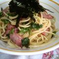 なないく's cooksnap of when they made 大葉にんにく醤油で☆ししとうの和風パスタ.