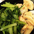 shyokoko's cooksnap of when they made がんもどきとかぶの葉の煮物.
