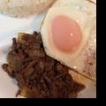 たぶんなっちゃん's cooksnap of when they made ☆挽き肉・玉ねぎ・たまごカフェ風ランチ☆.