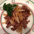 horseland's cooksnap of when they made お肉とじゃが芋のネギ生姜炒め〜.