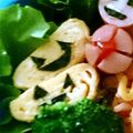 るいつー's cooksnap of when they made 簡単ハロウィンお弁当(キャラ玉子焼き).