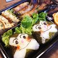 もんダラ's cooksnap of when they made キャラ弁 おむすびマン♪…２才児お弁当….