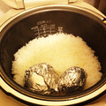 リラシャン's cooksnap of when they made 炊飯器でらくちんゆで卵☆.