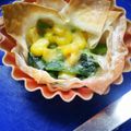 nmuut's cooksnap of when they made シュウマイの皮で野菜チーズ焼き　お弁当用.