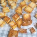 ゆかり（＾＾）'s cooksnap of when they made 失敗パンで作った厚切りラスク.