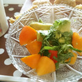 miyucyann's cooksnap of when they made 衝撃的なおいしさ！アボカドと柿のサラダ.