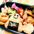 nana＊＊＊'s cooksnap of when they made おにぎりチャン★簡単キャラ弁.