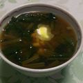 ぶんちゃ～ん's cooksnap of when they made ほうれん草のお味噌汁♡バター入り♡.
