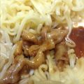 ✨もる✨'s cooksnap of when they made マルちゃん正麺で作る鶏皮胡麻ダレ温麺♪.