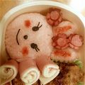 ﾄﾐﾄﾐ♪'s cooksnap of when they made キャラ弁 ﾋﾟﾝｸのうさぎｻﾝ♪.