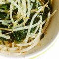 あさここなっつ's cooksnap of when they made 簡単♡もう一品!!もやしとわかめ和え♪.