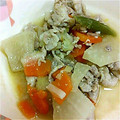 ユーロン's cooksnap of when they made ＊豚肉と大根と人参のさっぱり煮＊.