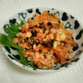 みっくママ's cooksnap of when they made 速攻でできる！押し麦のキムチ和え.