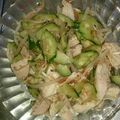 さっちゃん15ママ's cooksnap of when they made きゅうりと鳥むね肉ともやしの梅肉和え.
