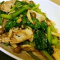 かいだこ's cooksnap of when they made 小松菜と豚肉のシンプル炒め.