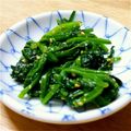 まいちゃんはるちゃん's cooksnap of when they made 簡単！甘めの☆ほうれん草のごま和え.