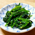 まいちゃんはるちゃん's cooksnap of when they made 簡単！甘めの☆ほうれん草のごま和え.