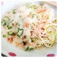 くれいじーがーる's cooksnap of when they made 栄養満点♪梅オクラとろろそうめん.