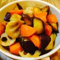 ぽっかれもん's cooksnap of when they made 蓮根☆薩摩芋☆椎茸☆人参☆南蛮炒め.