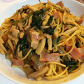 はるほま's cooksnap of when they made キノコとほうれん草の和風パスタ.