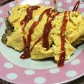 自炊初心者大学生's cooksnap of when they made 簡単！我が家の挽き肉オムレツ.