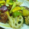 や～たん食堂's cooksnap of when they made 秋野菜と鶏肉の甘辛炒め♥.