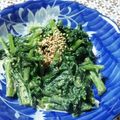 ましろおかめ's cooksnap of when they made 即席☆春菊のからしマヨネーズ和え.