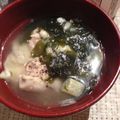 Walnut1107's cooksnap of when they made 餃子スープ♪美味しいよ♪.