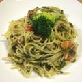 mayu_fu's cooksnap of when they made 生海苔とモツァレラのトマトパスタ.