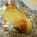 MofeMofee's cooksnap of when they made 朝食にも簡単＊鮭のチーズ焼き＊.