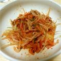 MofeMofee's cooksnap of when they made もやしのナムルとキムチ和え.