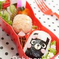 ＊ラビママ＊'s cooksnap of when they made キャラ弁☆海苔弁クマさん.