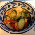 まちゃ1234's cooksnap of when they made トマト・キュウリ・卵でササッと炒めもの.