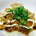 syk407's cooksnap of when they made 豚丼★チーズ＆マヨ★.