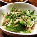YUKIKI☆'s cooksnap of when they made 朝食に☆水菜と納豆の天かすおろし和え.