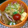2児ママみきてぃ's cooksnap of when they made ３色の彩り嬉しい♪SPAMのキャベ玉炒め.