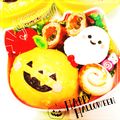 月LOVEママ's cooksnap of when they made 幼稚園お弁当★ハロウィン キャラ弁.